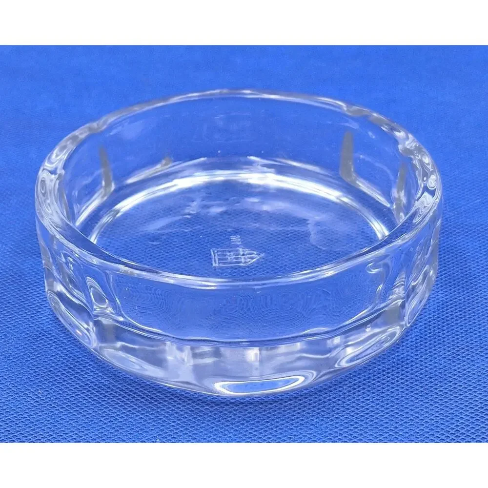 Hearth & Hand Clear Glass Oval Trinket or Soap Dish 5x4x1
